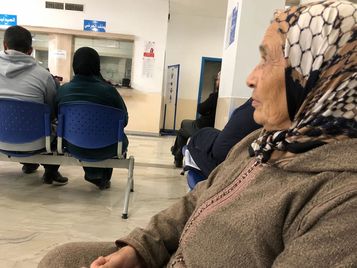 Schnappschuss aus dem Wartezimmer der Klinik